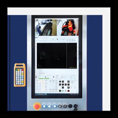 Máy cắt laser sợi quang bàn đôi dạng kín